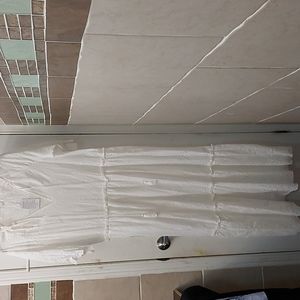 COPY - White eyelet dress Large NWT